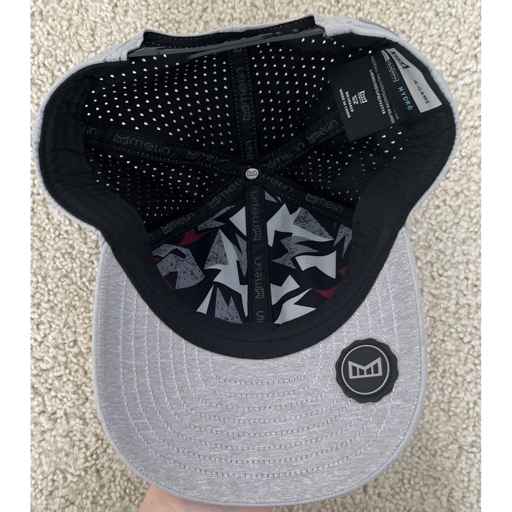 Light Gray Perforated Mesh Back Baseball Cap - Unbranded - Picture 3 of 4